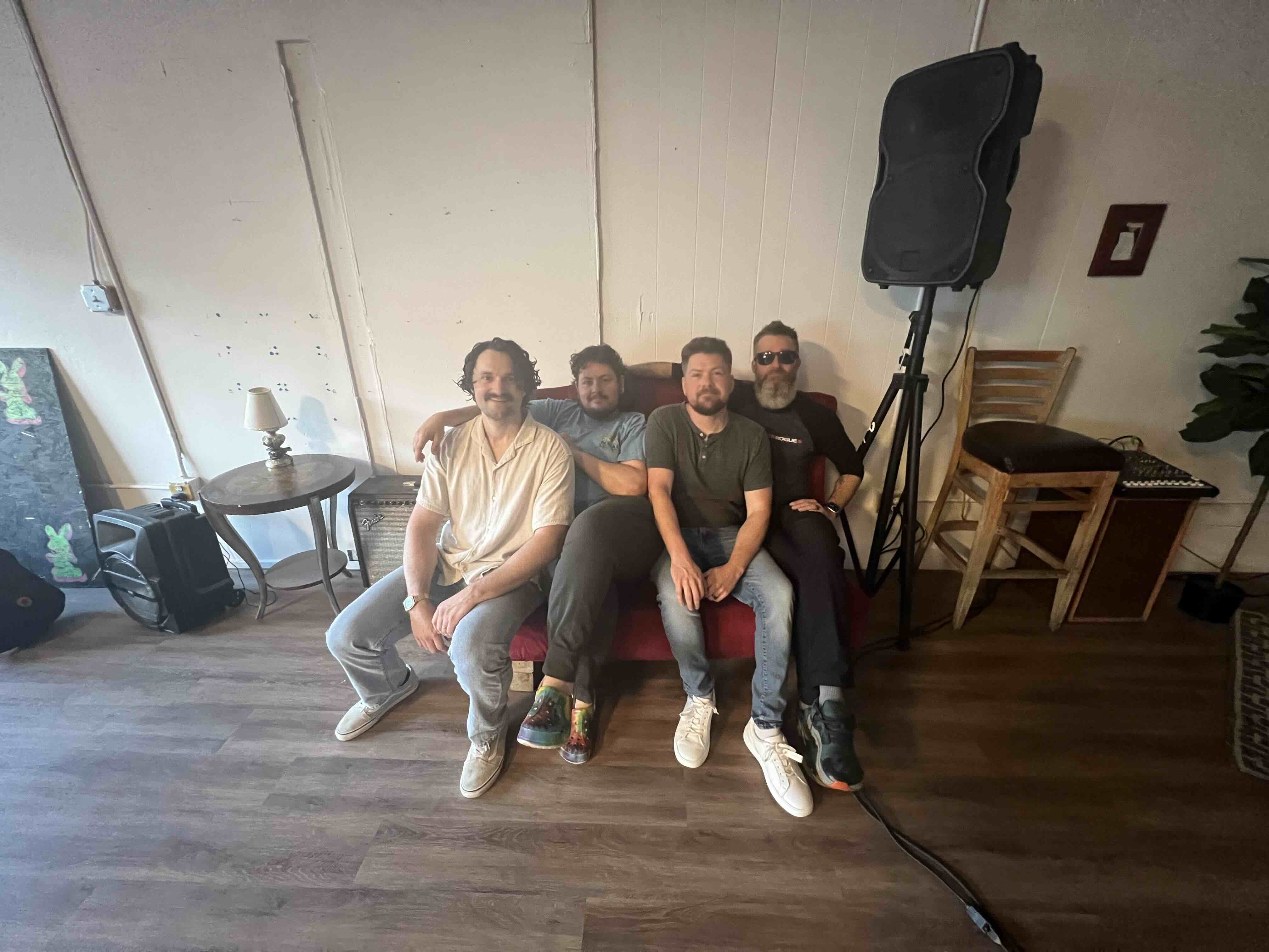 Happy to Be Here four piece Denver rock band members